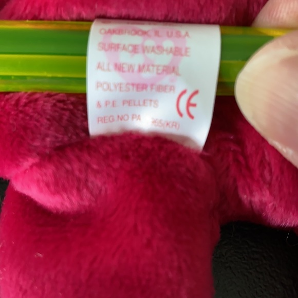 $5 SALE—Ty Valentina Beanie Baby Bear - Picture 4 of 6